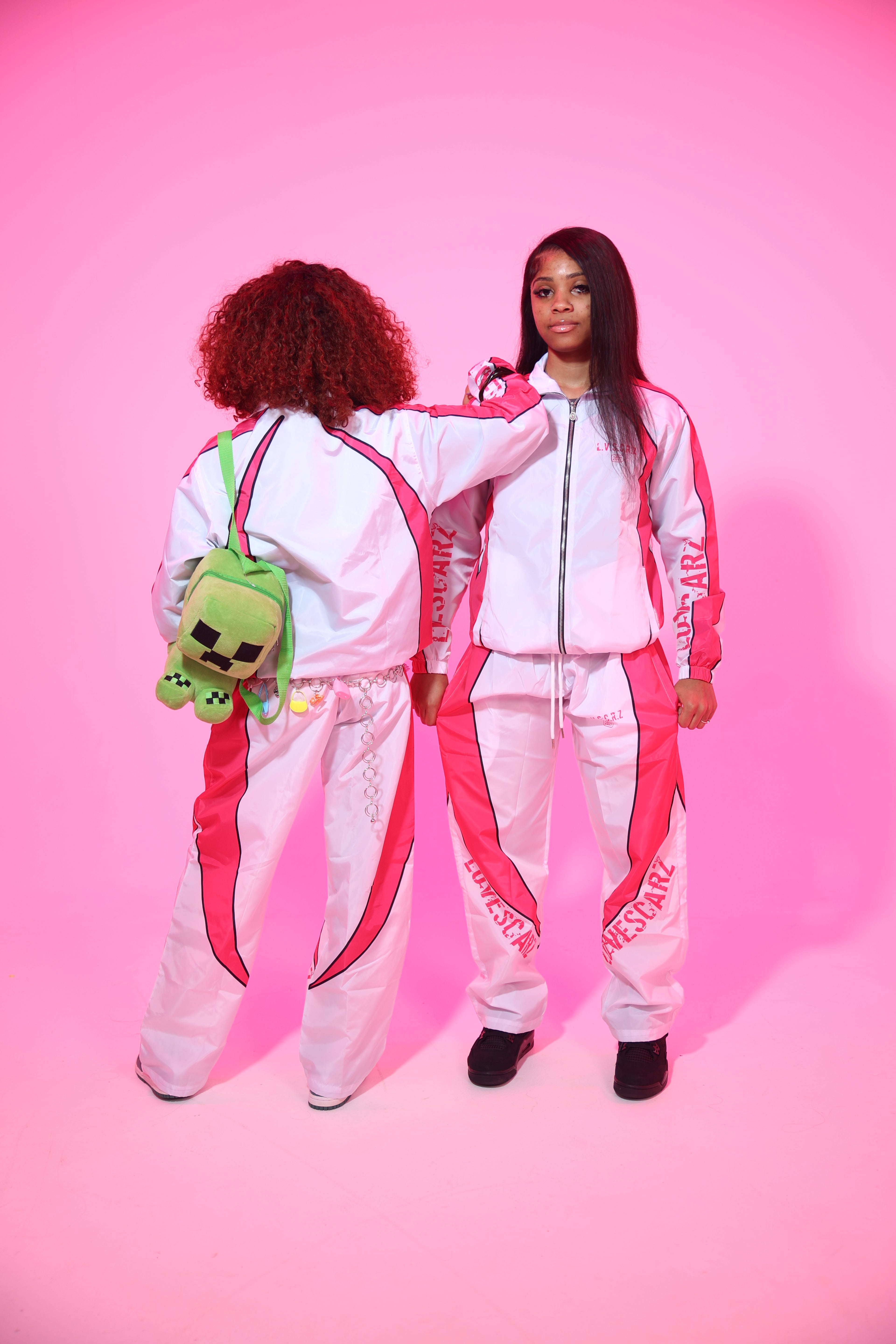 Pink Windbreaker set