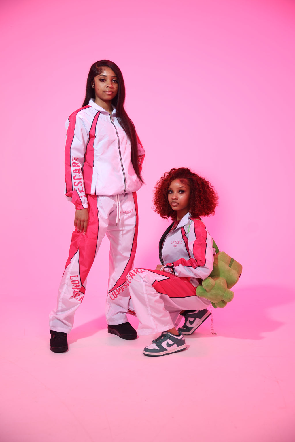 Pink Windbreaker set