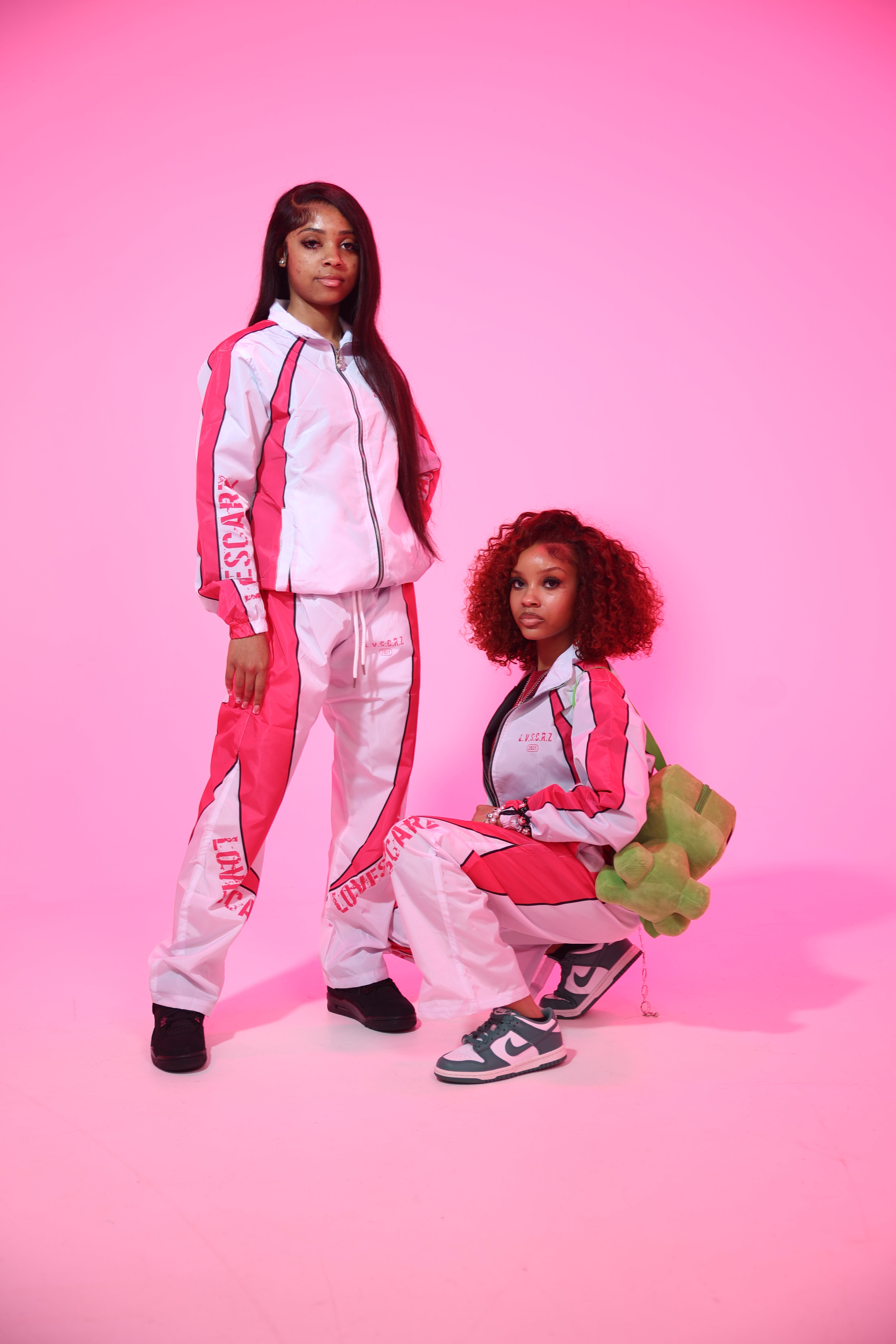 Pink Windbreaker set